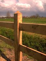 post & rail als landelijke omheining, Tuin en Terras, Nieuw, Tuinhek, Hout, Ophalen