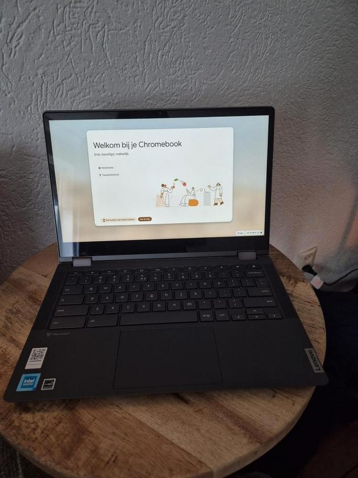 Lenovo IP Flex 5 Chrome, Computers en Software, Chromebooks, Zo goed als nieuw, 13 inch, 8 GB, 256 GB of meer, Qwerty, Touchscreen