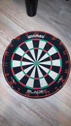 Custom Winmau blade 6 dartbord, Ophalen, Zo goed als nieuw, Dartbord