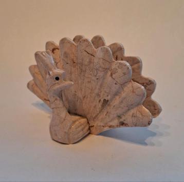 Vintage  Marmeren "Peacock" Servethouder beschikbaar voor biedingen