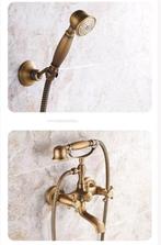 Badkraan Brons Landelijk Klassiek douche kraan handdouche, Overige kleuren, Nieuw, Minder dan 100 cm, 25 tot 50 cm