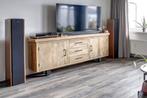 Dressoir, 180 cm breed, mango hout, Ophalen, 150 tot 200 cm, Zo goed als nieuw, Industrieel