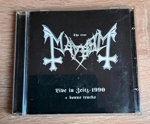 Mayhem - Live In Zeitz-1990 + Bonus - Bootleg - Black Metal, Cd's en Dvd's, Cd's | Hardrock en Metal, Zo goed als nieuw, Ophalen of Verzenden