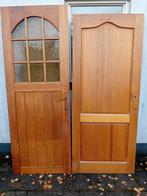 2stuks massieve meranti deuren., Ophalen, Gebruikt, Binnendeur, 200 tot 215 cm