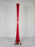 Zeer hoge Murano glas vaas, Italië, 2e helft 20e eeuw, Antiek en Kunst, Ophalen of Verzenden