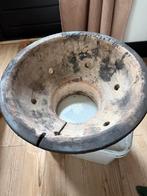 Green Egg Medium vuurschaal, Tuin en Terras, Houtskoolbarbecues, Ophalen of Verzenden, Gebruikt