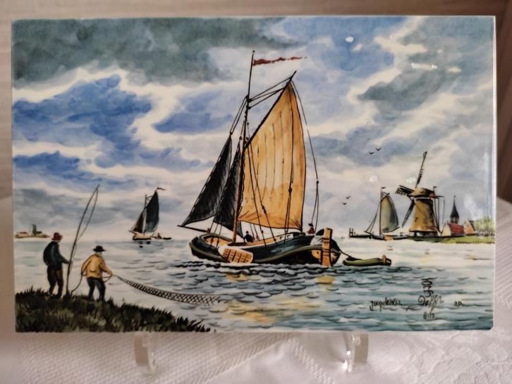 Porceleyne Fles tegel, Antiek en Kunst, Antiek | Wandborden en Tegels, Ophalen of Verzenden