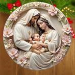 Jezus Jozef Maria Houten Plaat Bordje Bord Kerstmis Kerst, Ophalen of Verzenden, Nieuw