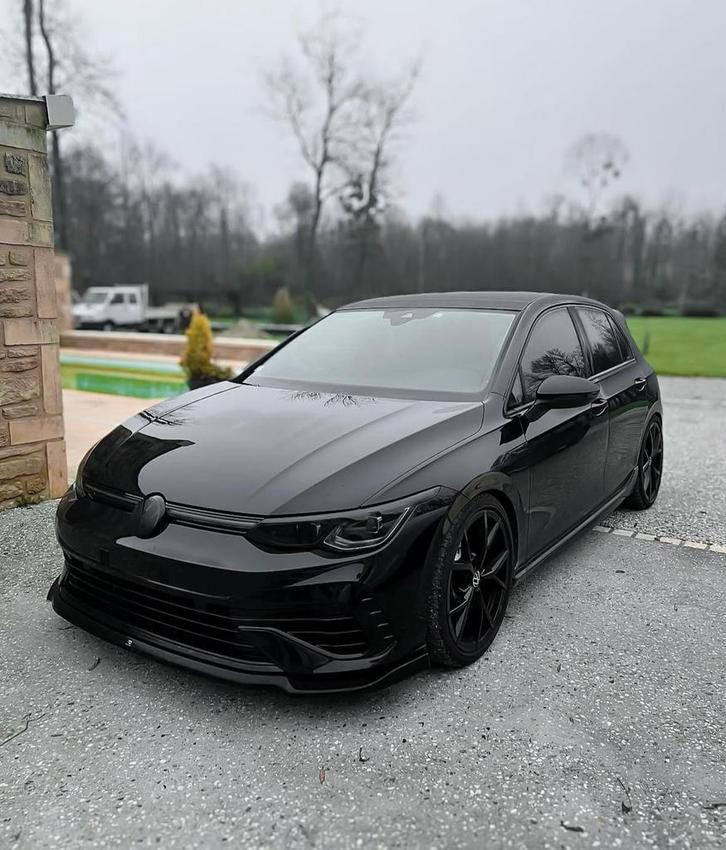 Volkswagen Golf 8 logo set – Glans Zwart, Auto diversen, Tuning en Styling, Ophalen of Verzenden