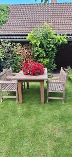 Houten tuinset, Ophalen of Verzenden, Gebruikt, Hout, Bank
