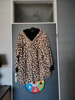 Teddy jas panterprint 4XL, Beige, Maat 46/48 (XL) of groter, Ophalen of Verzenden, Zo goed als nieuw