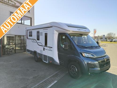 Giottiline Toscan 69GC Lengtebedden en Hefbed 5pers Automaat, Caravans en Kamperen, Campers, Bedrijf, tot en met 5, Half-integraal