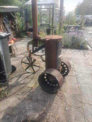 Mobiele tuinhaard beschikbaar voor biedingen