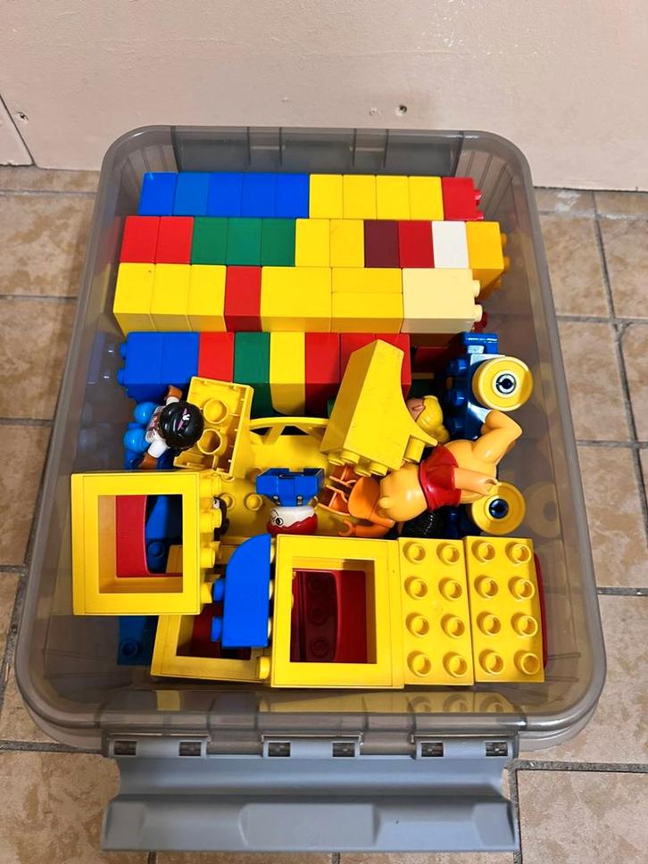 Duplo Lego divers incl doos, Kinderen en Baby's, Speelgoed | Duplo en Lego, Zo goed als nieuw, Duplo, Losse stenen, Ophalen of Verzenden