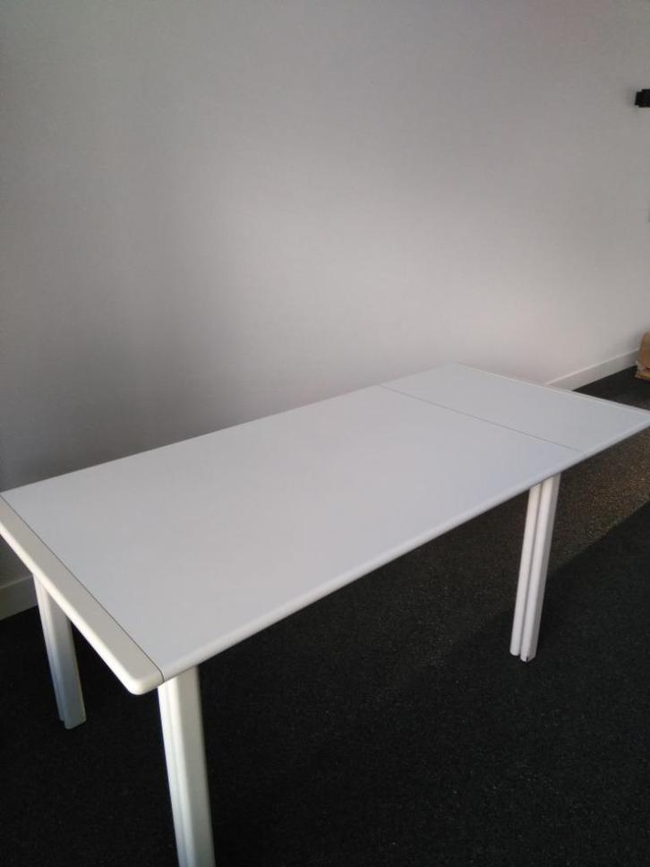 Castelijn eettafel met 1 uittrekblad, Huis en Inrichting, Tafels | Eettafels, Gebruikt, 50 tot 100 cm, 150 tot 200 cm, Vijf personen of meer