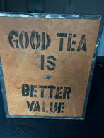 Hele mooie oude theekist. “Good tea is better value”, Verzamelen, Merken en Reclamevoorwerpen, Ophalen, Zo goed als nieuw