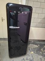 SMEG KOELKAST ZWART(gratis bezorging)!, Ophalen, 200 liter of meer, 160 cm of meer, Zo goed als nieuw
