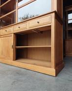 Prachtige buffetkast van teak | Servieskast #1885, Gebruikt, Glas, 200 cm of meer, Met deur(en)