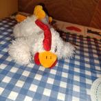 Anna Club Plush witte kip Ricky Rooster knuffel liggend, Ophalen of Verzenden, Nieuw