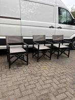 Horeca terrasstoelen / regisseursstoelen 3 stuks, Huis en Inrichting, Stoelen, Ophalen of Verzenden, Zo goed als nieuw, Zwart