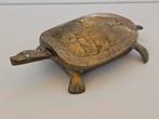 Antieke koperen scharnierende schildpad Snuisterijdoos €22.5, Antiek en Kunst, Antiek | Koper en Brons, Ophalen of Verzenden, Koper