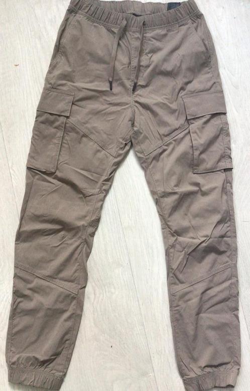 Damesbroek Maat XS van H&M slim fit, Kleding | Dames, Broeken en Pantalons, Zo goed als nieuw, Maat 34 (XS) of kleiner, Bruin