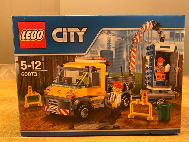Lego City 60073 Service Truck - Compleet!, Kinderen en Baby's, Speelgoed | Duplo en Lego, Gebruikt, Lego, Complete set, Ophalen of Verzenden