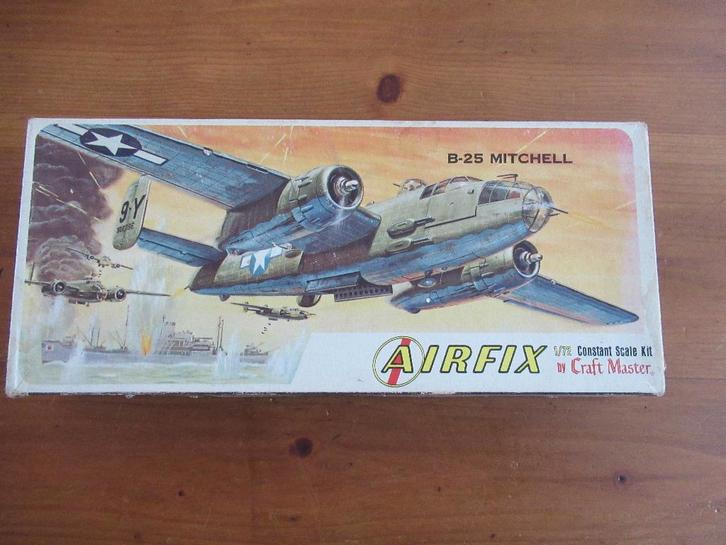 B-25 Mitchell (Airfix 1/72), Hobby en Vrije tijd, Modelbouw | Vliegtuigen en Helikopters, Zo goed als nieuw, Vliegtuig, 1:72 tot 1:144