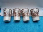 4 st OUDE  MELKBEKERS  uit de jaren 1928-1930, Antiek en Kunst, Antiek | Keramiek en Aardewerk, Ophalen of Verzenden