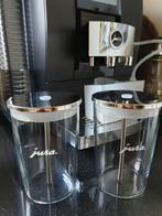 2x Jura glazen melk reservoir 0,5L, zgan, Ophalen of Verzenden, Zo goed als nieuw