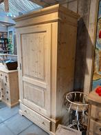 Blank grenen  kast eendeurskast kledingkast, Ophalen, Gebruikt, 100 tot 150 cm, 150 tot 200 cm