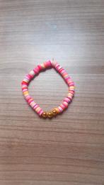 armband, Ophalen of Verzenden, Zo goed als nieuw, Roze, Met bedels of kralen