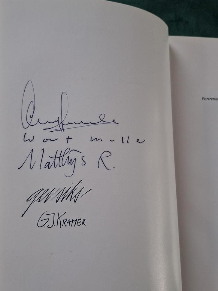 36 gezichten,1985,oaWout Muller, Mathijs Roling,5 signatuurs, Antiek en Kunst, Antiek | Boeken en Bijbels, Ophalen of Verzenden