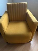Mooie okergele fauteuil, Huis en Inrichting, Fauteuils, Ophalen, Vrolijke kleur, 75 tot 100 cm, Zo goed als nieuw
