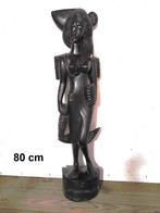 Houten beeld van Balinese dame 80 cm, Antiek en Kunst, Ophalen of Verzenden