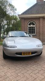 Mazda miata MX5 1991 Grijs stuurbekracht, cruiscontrol, Auto's, Mazda, Te koop, Zilver of Grijs, Grijs, Benzine