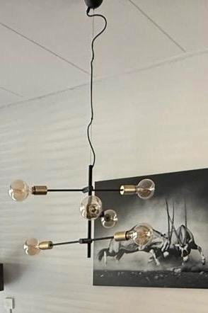 Moderne hanglamp met 6 E27 fittingen beschikbaar voor biedingen