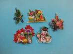 Set mini kerst 3d plaatjes    ==  eenmalig, Verzenden, Nieuw, Kerst, Knipvel