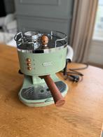 De’Longhi Icona Vintage Espressomachine – Groen, Witgoed en Apparatuur, Koffiezetapparaten, Ophalen of Verzenden, Espresso apparaat
