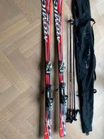 Ski Atomic 168 + stokken 130 cm + tas Salomon, 160 tot 180 cm, Ophalen of Verzenden, Zo goed als nieuw, Atomic
