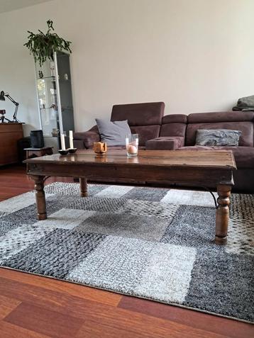 Antieke Houten Salontafel - Salon tafel - Woonkamer tafel. beschikbaar voor biedingen