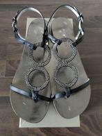The Seller sandalen zwart strass maat 40, The Seller, Zwart, Zo goed als nieuw, Sandalen of Muiltjes