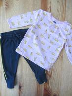 Roze/blauw setje met panters Z8 maat 68, Kinderen en Baby's, Babykleding | Maat 68, Ophalen of Verzenden, Zo goed als nieuw, Meisje