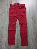 Chasin' ripped jeans bordeauxrood W28/L32, Chasin, Overige kleuren, W32 (confectie 46) of kleiner, Ophalen of Verzenden