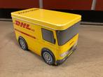 DHL bus snoepblik op wielen, Verzamelen, Blikken, Overige merken, Gebruikt, Ophalen of Verzenden