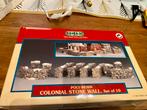 Lemax colonial stone wall set van 10 voor kerstdorp, Ophalen of Verzenden, Zo goed als nieuw