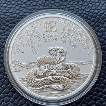 2025 Lunar 3 Snake 1 oz zilver beschikbaar voor biedingen