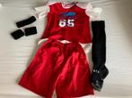 Rugby pakje maat 122/128 +sokken31/34+polsbandjes hoofdband, Ophalen of Verzenden, Zo goed als nieuw, 122 t/m 128, Jongen of Meisje