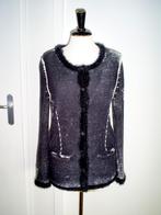 prachtig FABER vest met pailletten mt. 36 - 38, Zo goed als nieuw, Faber, Maat 36 (S), Verzenden