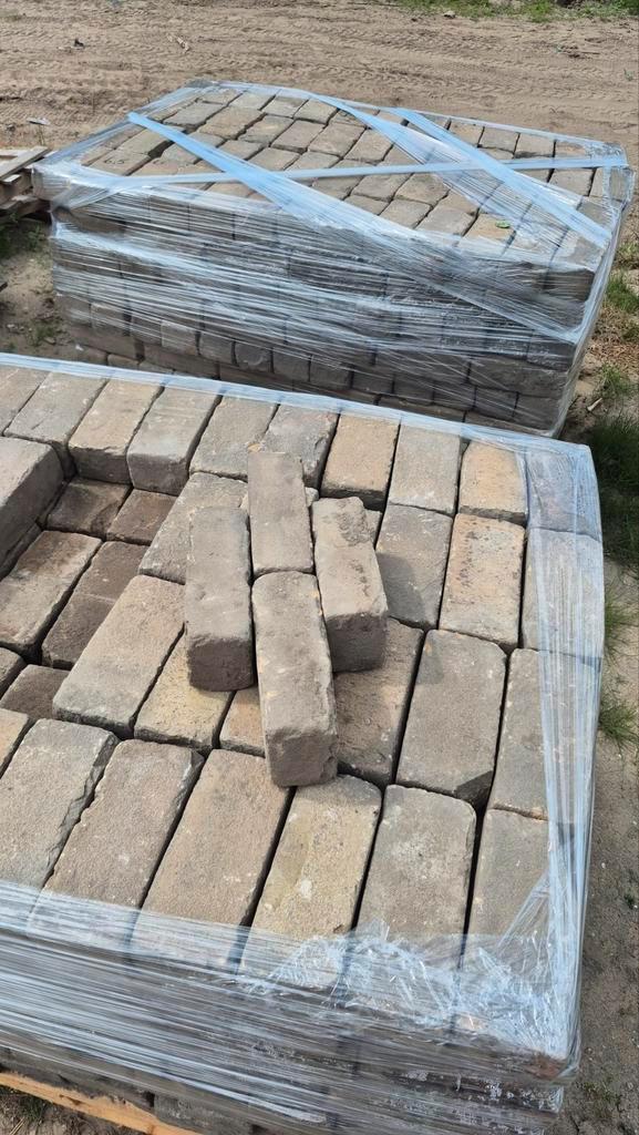 ✅️🧱13M2 OUD GEBAKKEN DIKFORMATEN. GELE ZEVENDUIMERS, Tuin en Terras, Tegels en Klinkers, Gebruikt, Klinkers, Keramiek, 10 m² of meer
